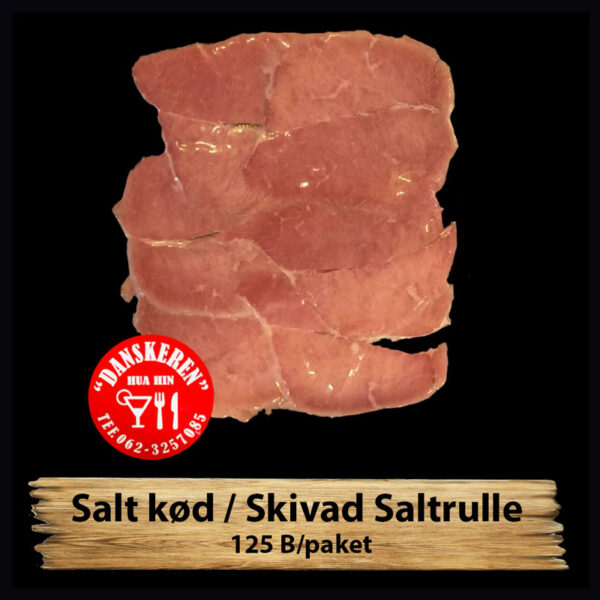 Salt Kød skåret i Skiver / Skivad Saltrulle